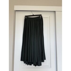 hugo boss capri pants flowy wide leg Dark Green‎ Size XS Workwear Office